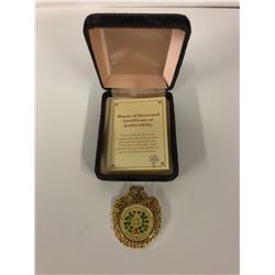 BANQUE DU PEUPLE  MONTREAL NECKLACE AND PENDANT  WITH COA