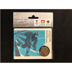 VANCOUVER 2010 OLYMPIC WINTER GAMES COIN SPORT CARD (ICE HOCKEY)