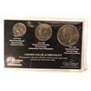 Image 1 : 1776-1996 BICENTENNIAL USA COIN SET (QUARTER/ HALF DOLLAR/ DOLLAR)