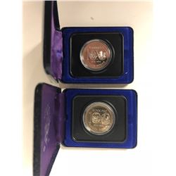 2- 1974 CANADIAN SILVER DOLLARS
