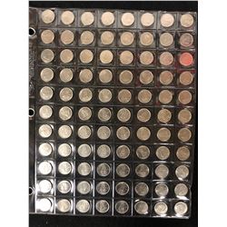 LOT OF 88 CANADIAN DIMES