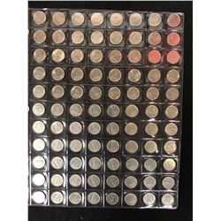 LOT OF 88 CANADIAN DIMES