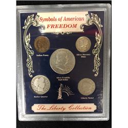 SYMBOLS OF AMERICAN FREEDOM THE LIBERTY COLLECTION (USA COIN SET)