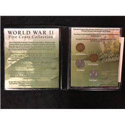 WORLD WAR II FIVE CENTS COLLECTION (CANADA)