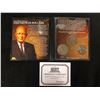 Image 1 : LAST THREE YEARS OF EISENHOWER DOLLARS (1976-78) W/ FIRST COMMEMORATIVE MINT COA