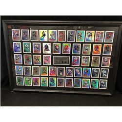 2005-06 UPPER DECK ICE HEROES McDONALD'S FRAMED HOCKEY CARDS MAIN SET (42" X 28")