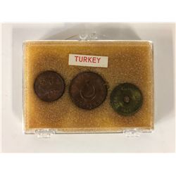 VINTAGE TURKISH COIN LOT