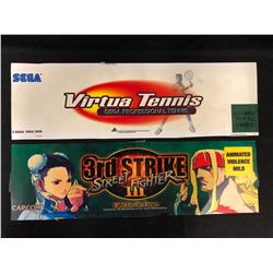 ARCADE MARQUEE LOT (VIRTUA TENNIS/ STREET FIGHTER III)