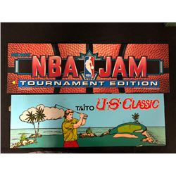 ARCADE MARQUEE LOT (NBA JAM/ U.S CLASSIC)