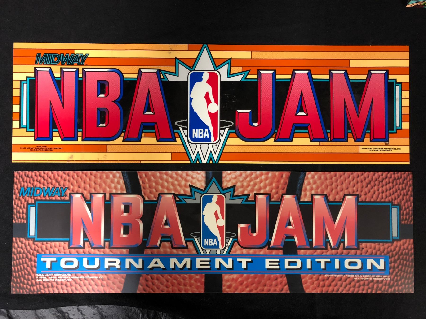 ARCADE MARQUEE LOT (NBA JAM/ NBA JAM TOURNAMENT EDITION)
