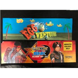 ARCADE MARQUEE LOT (EGG VENTURE/ CAPCOM VS SNK)