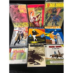 GRAPHIC NOVEL LOT (NORTHGUARD/ GRASS ROOTS/ DESERT STREAMS...)