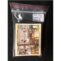 1940'S PLAYERS CIGARETTE CARDS SET (SET OF 48)