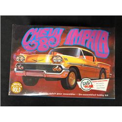 RETRO DELUXE 1958 CHEVY IMPALA UNASSEMBLED MODEL KIT