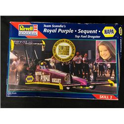 REVELL MONOGRAM 1:25 SCALE TEAM SCANDIA'S ROYAL PURPLE-SEQUENT UNASSEMBLED MODEL KIT