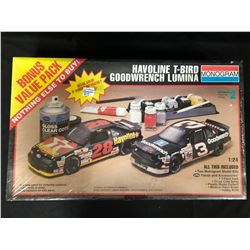 MONOGRAM 1:24 SCALE HAVOLINE T-BIRD GOODWRENCH LUMINA UNASSEMBLED MODEL KITS