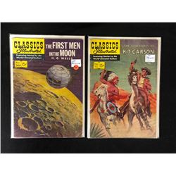 CLASSICS ILLUSTRATED COMIC BOOK LOT (1ST PRINTINGS)