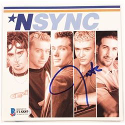 JUSTIN TIMBERLAKE AUTOGRAPHED NSYNC CD COVER (BECKETT COA)