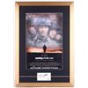 Image 1 : TOM HANKS SIGNED INDEX CARD (FRAMED SAVING PRIVATE RYAN MOVIE POSTER) BECKETT COA