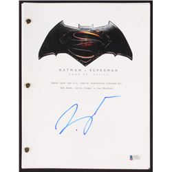 BEN AFFLECK SIGNED BATMAN V SUPERMAN MOVIE SCRIPT (BECKETT COA)