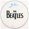 Image 1 : PETE BEST SIGNED SNARE DRUM SKIN (THE BEATLES) BECKETT COA