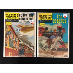 CLASSICS ILLUSTRATED COMIC BOOK LOT (1ST PRINTINGS)