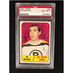 1967 TOPPS #95 ED WESTFALL (NM-MT 8) PSA GRADED