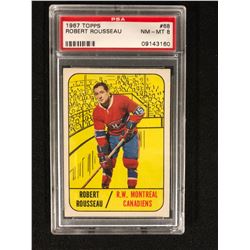 1967 TOPPS #68 ROBERT ROUSSEAU (NM-MT 8) PSA GRADED