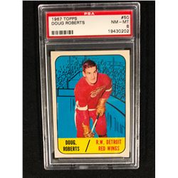 1967 TOPPS #50 DOUG ROBERTS (NM-MT 8) PSA GRADED