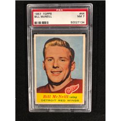 1957 TOPPS #44 BILL McNEILL (NM 7) PSA GRADED