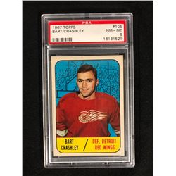 1967 TOPPS #105 BART CRASHLEY (NM-MT 8) PSA GRADED