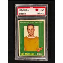 1959 TOPPS #36 JIM MORRISON (NM 7) PSA GRADED