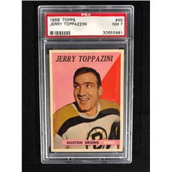 1958 TOPPS #45 JERRY TOPPAZZINI (NM 7) PSA GRADED