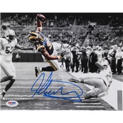 TODD GURLEY SIGNED 8  X 10  PHOTO (PSA COA)