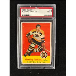 1957 TOPPS #16 FLEMING MACKELL (NM 7) PSA GRADED