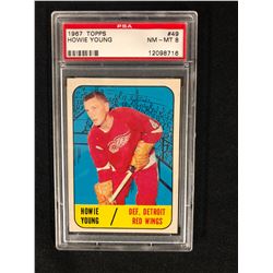 1967 TOPPS #49 HOWIE YOUNG (NM-MT 8) PSA GRADED