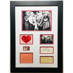 "I Love Lucy" 19x26 Custom Framed Display Signed (JSA LOA)