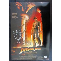Steven Spielberg "Indiana Jones: Temple of Doom" 11x17 Movie Poster (PSA Hologram)