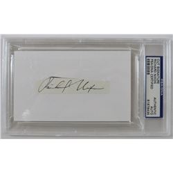CUT SIGNATURE RICHARD NIXON (PSA/DNA CERTIFIED) AUTHENTIC