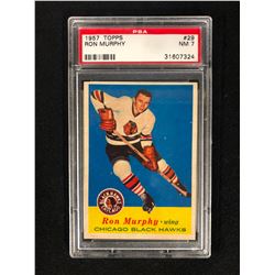 1957 TOPPS #29 RON MURPHY (NM 7) PSA GRADED