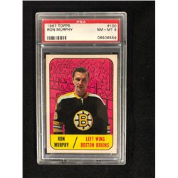 1967 TOPPS #100 RON MURPHY (NM-MT 8) PSA GRADED