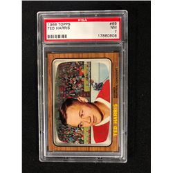1966 TOPPS #69 TED HARRIS (NM 7) PSA GRADED