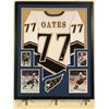 Image 1 : Adam Oates Signed Capitals 34x42 Custom Framed Jersey Display Inscribed "HOF 12" (JSA COA)