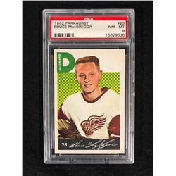 1962 PARKHURST #23 BRUCE MacGREGOR (NM-MT 8) PSA GRADED