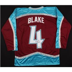 ROB BLAKE SIGNED AVALANCHE JERSEY (BECKETT COA)