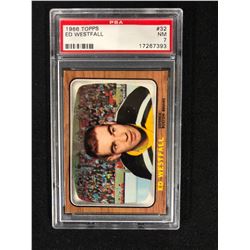 1966 TOPPS #32 ED WESTFALL (NM 7) PSA GRADED