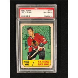 1967 TOPPS #111 CHICO MAKI (NM-MT 8) PSA GRADED