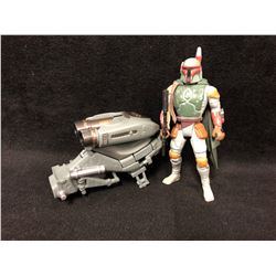 BOBA FETT ACTION FIGURE W/ SPEEDER BIKE