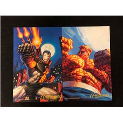 MARVEL MASTERPRINTS CARDS LOT (8  X 10 )