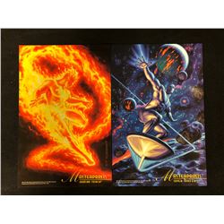 MARVEL MASTERPRINTS CARDS LOT (8  X 10 )